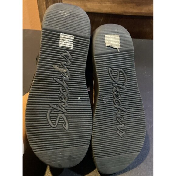 Skechers Womens Size 7 Lifted Comfort Black Slingback Sandals Hook Loop Beach‎ - Picture 6 of 6